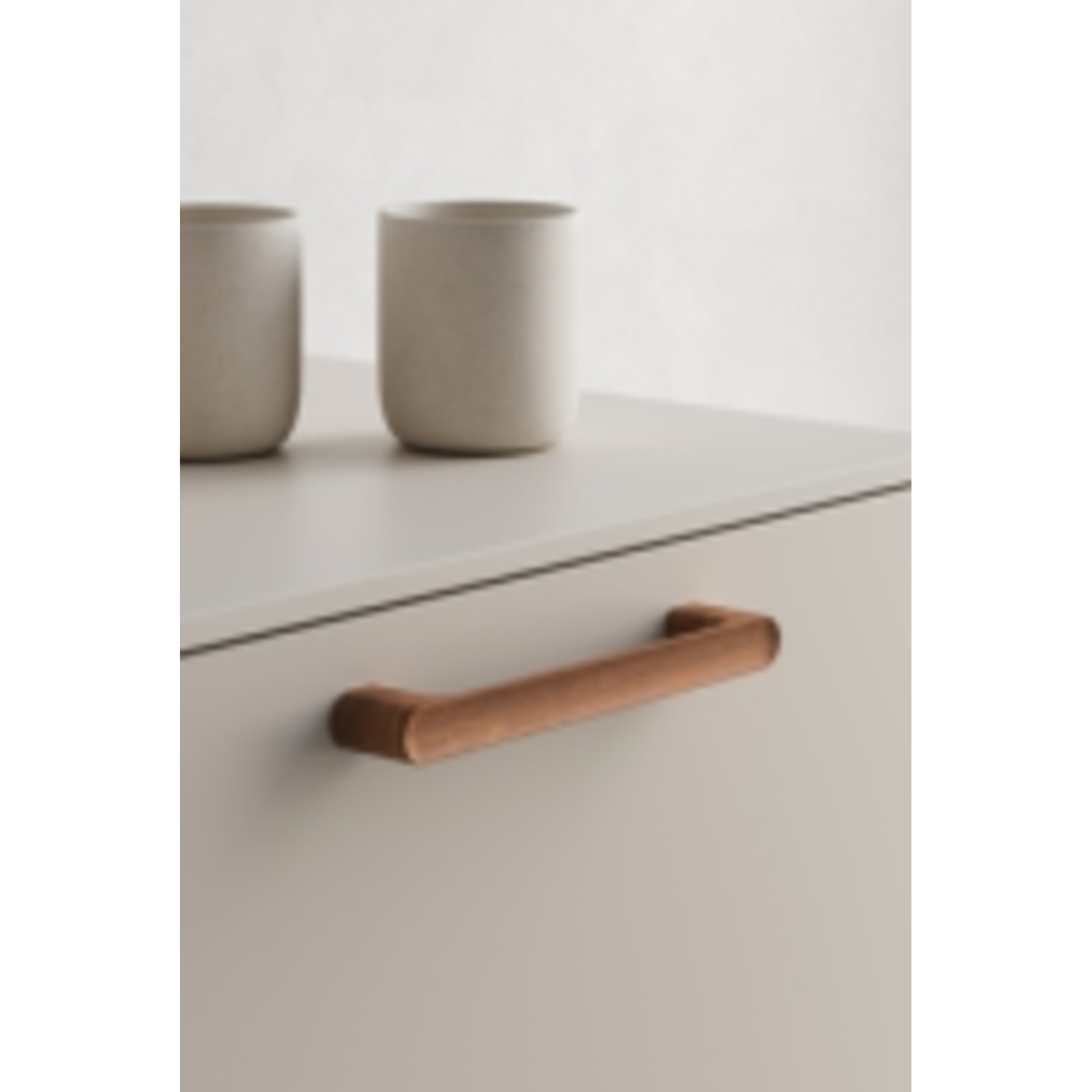 Greep LUV WOOD BA160 L183 hout walnoot